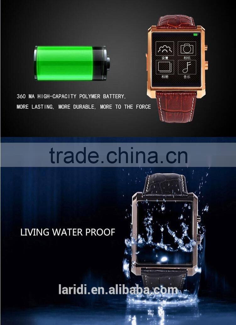 2015 New arrived smartwatch DM08 Smart watch with bluetooth podemeter heart rate monitor and many functions