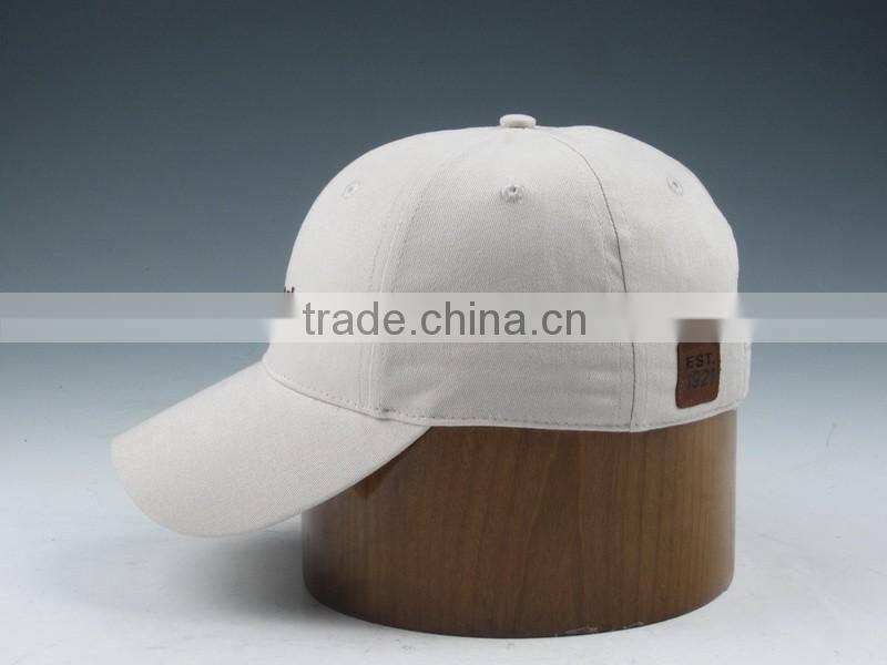 Cotton baseball caps washed sports cap with Velcro adjustable