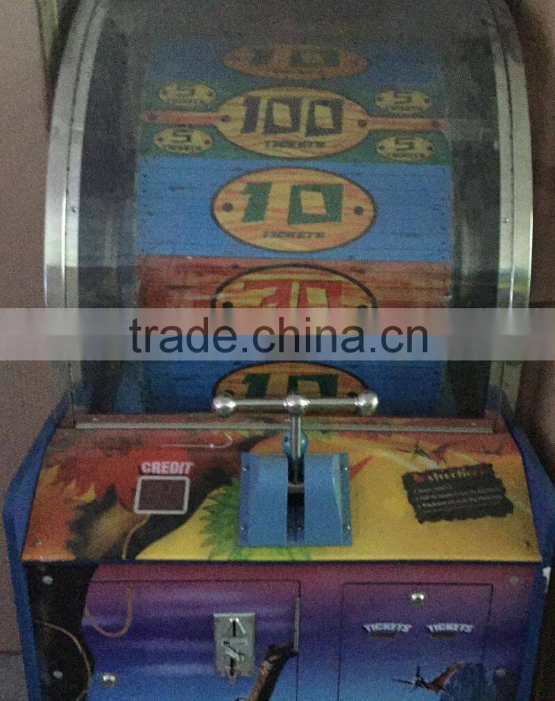 coin operated redemption ticket bass wheel game bass wheel game machine indoor electronic amusement game machine