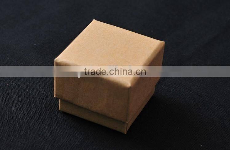Best quality kraft paper jewelry ring box for selling