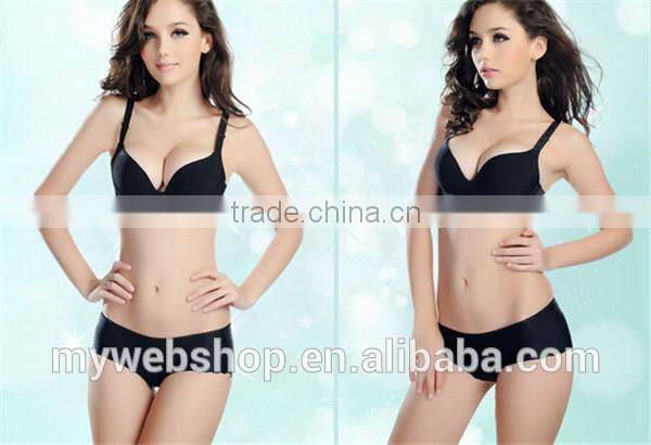 European style one-piece smooth seamless girls bra and panty girl photo