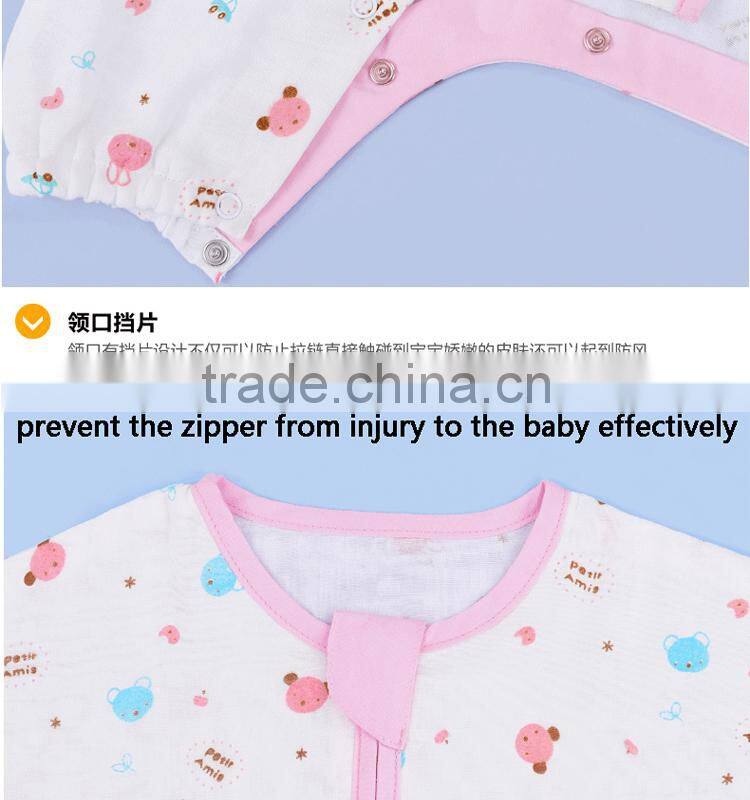 70% bamboo 30% cotton infant baby straddle sleeping bag for summer