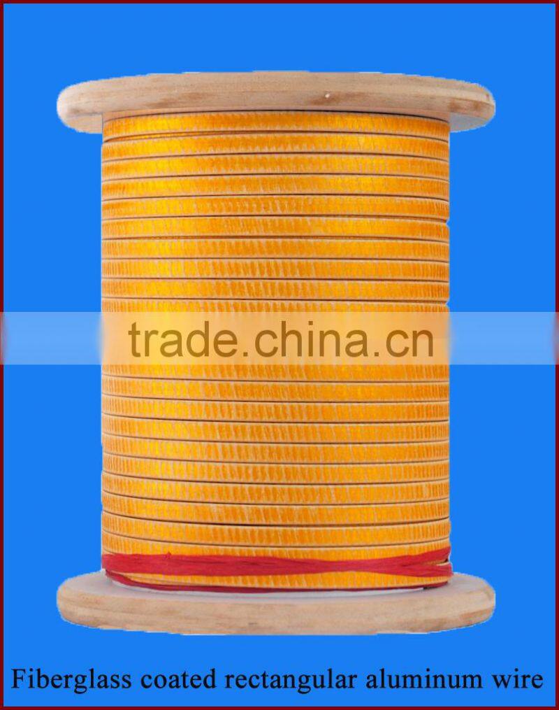 fiberglass coated aluminum electrical wire for motor and generator