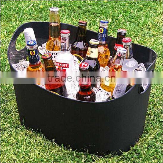 Hot sale acrylic champagne ice bucket for Christmas decoration