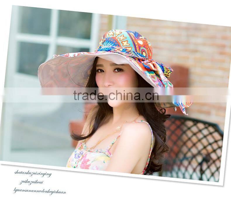 Korean version summer sun hat female sun hat beach hat large brimmed sun hat outdoor UV