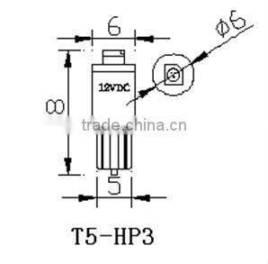 Wedge T5-1HP3 LED Lamp