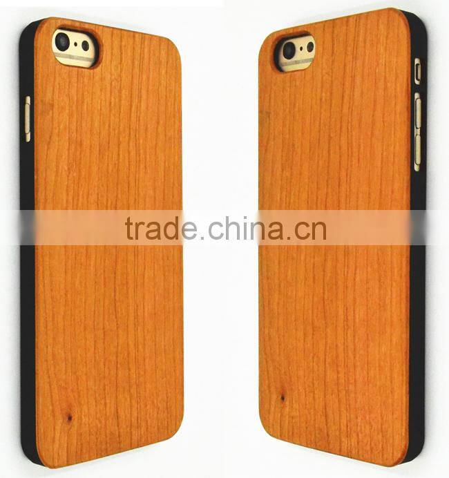 MOBILE PHONE CASE CUSTOMIZED in natural solid wood finish