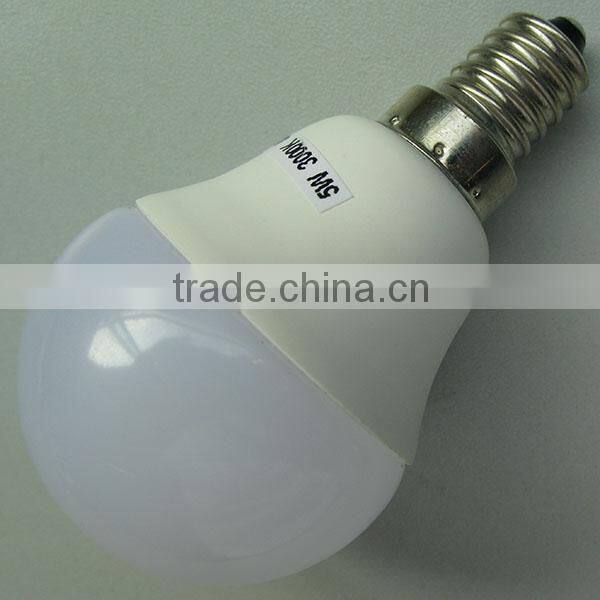 UL FCC CE RoHS 2w 3w 4w 5w E14 E26 E27 dimming led g45 bulb