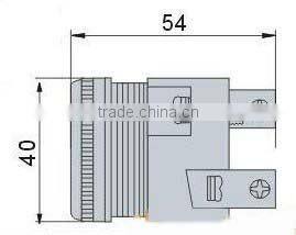 flat head push to make switch transient moving type control button LA2