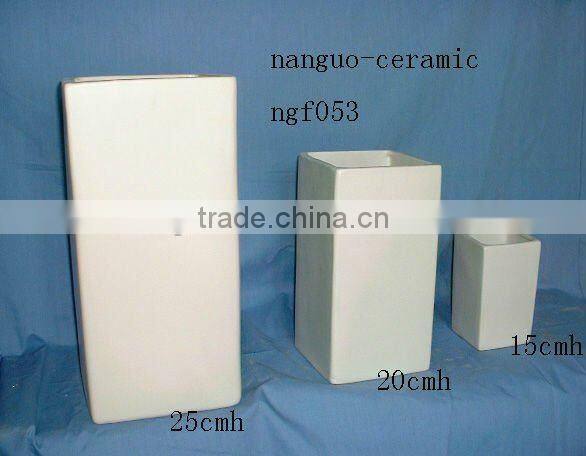wholesale ceramic pots for plants round shape