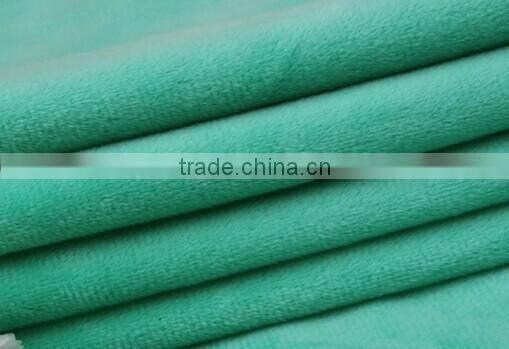 Home textile fabric High Quality wholesale price 100% Polyester short plush fabric
