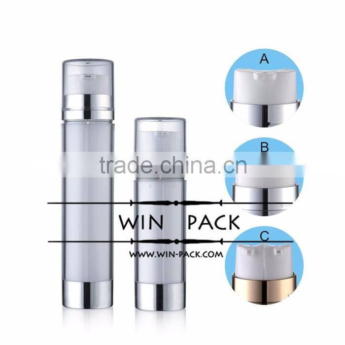 WY0908 Acrylic airless bottle,Acrylic d due chamber spray bottle