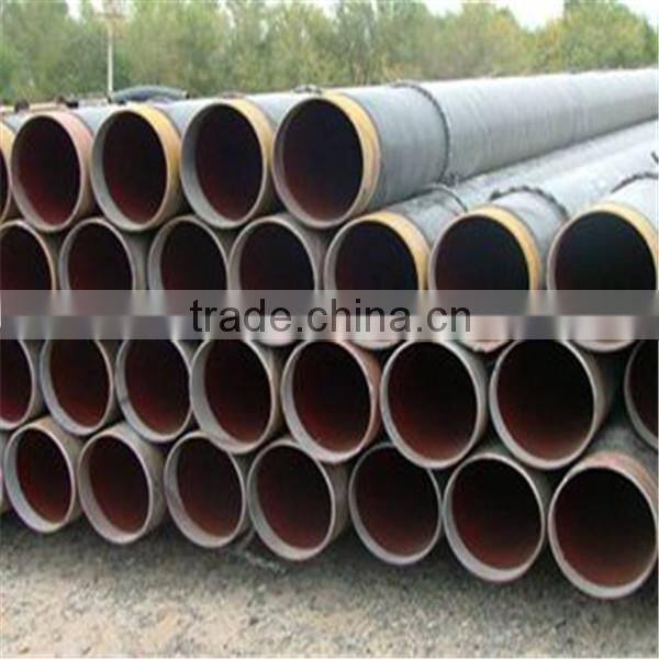 3PE sprial welded mild steel pipe line