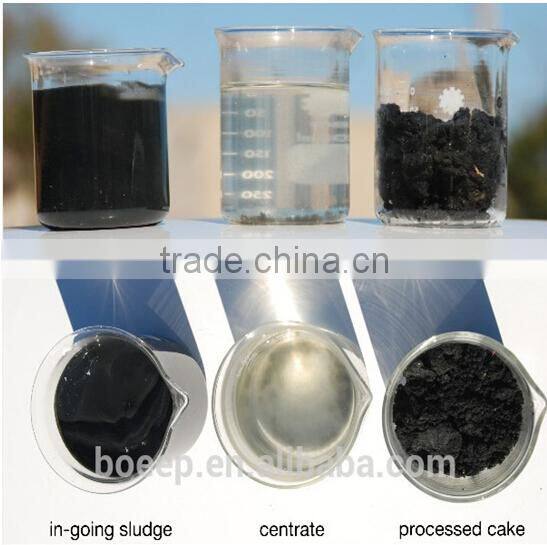 Chemical sewage sludge dewatering filter press machine