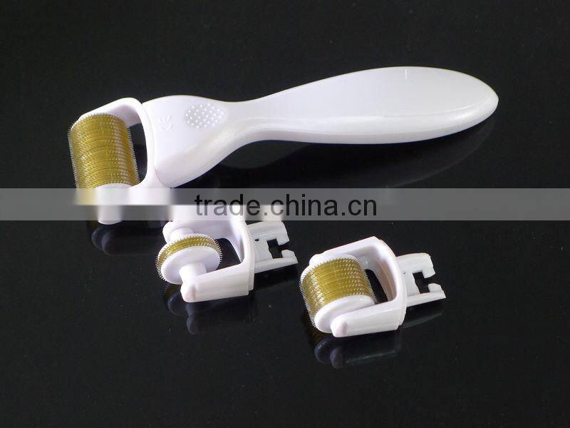 2017 Flagship! Facial beauty care product - micro needling derma roller 3 in 1, dermaroller with needles