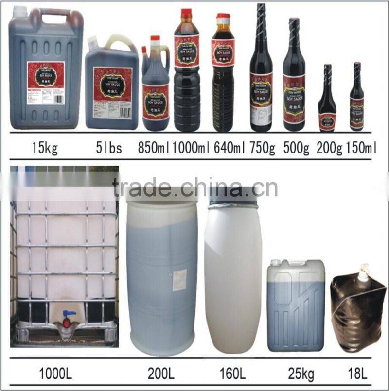 Bulk Packing Chinese Non-GMO Low Salt Free MSG Healthy Soy Sauce 200L
