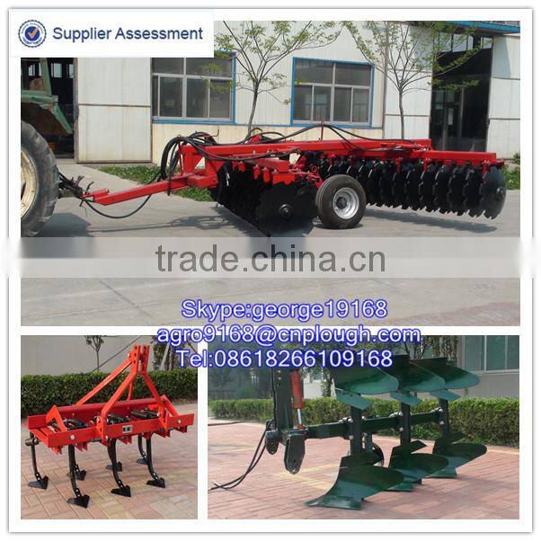 4 wheels small farm tractor with farm machines