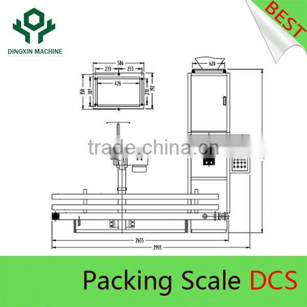 Rice Packaging Scale Grains Weighting and Packing Machine