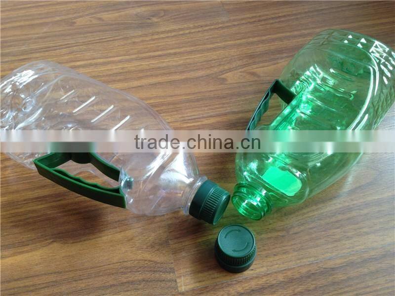 1000ml bulk clear/green pet cooking olive oil vinegar bottle with flip top lid wholesale