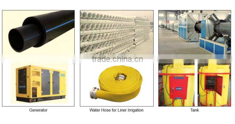 2017 yulin four whlee linear move rotating pivot irrigation machine with diesel and pump