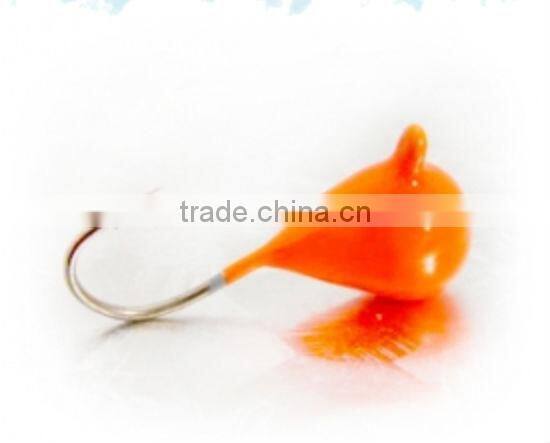 Wholesale tear drop tungsten ice fishing jigs