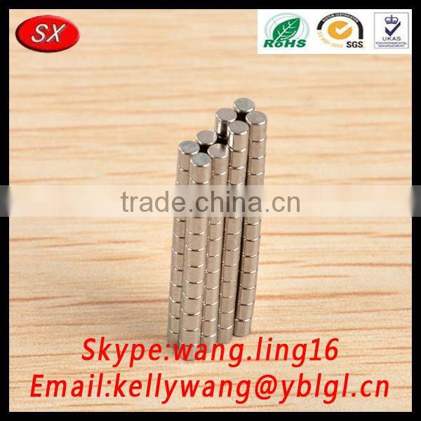 Dongguan Supplier Custom Bar Magnet, Round Shape Metal Magnets