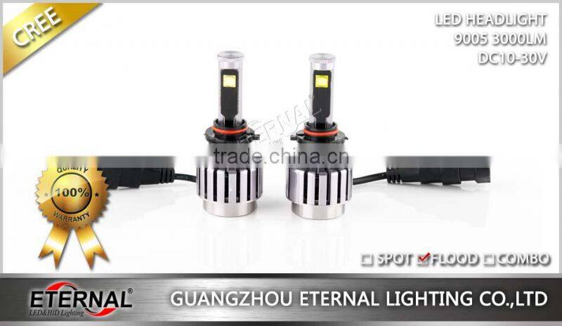 80W universal size LED headlight bulb replacement H1 H3 H4 H7 H11 H13 9005 9006 880 D2S car automotive led headlight bulb kit