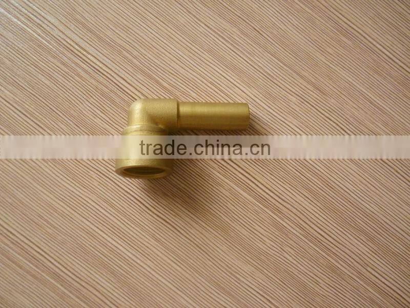L type copper fitting ,male thread to hose bard connector