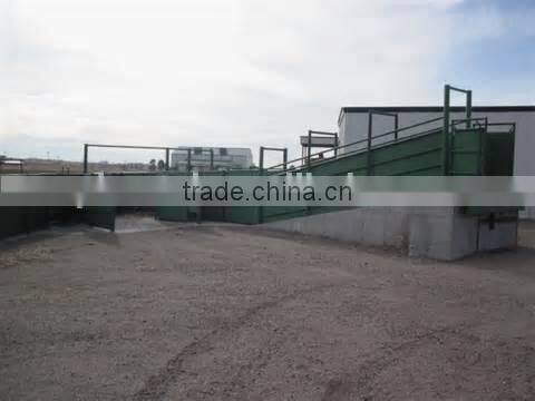 double cattle loading ramp steel loading ramp heavy duty permanent under and over
