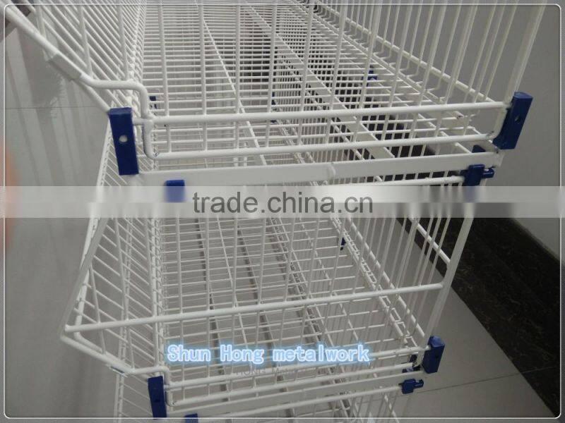 2016 new style folding Oblique mouth cage , Oblique mouth basket,wire basket