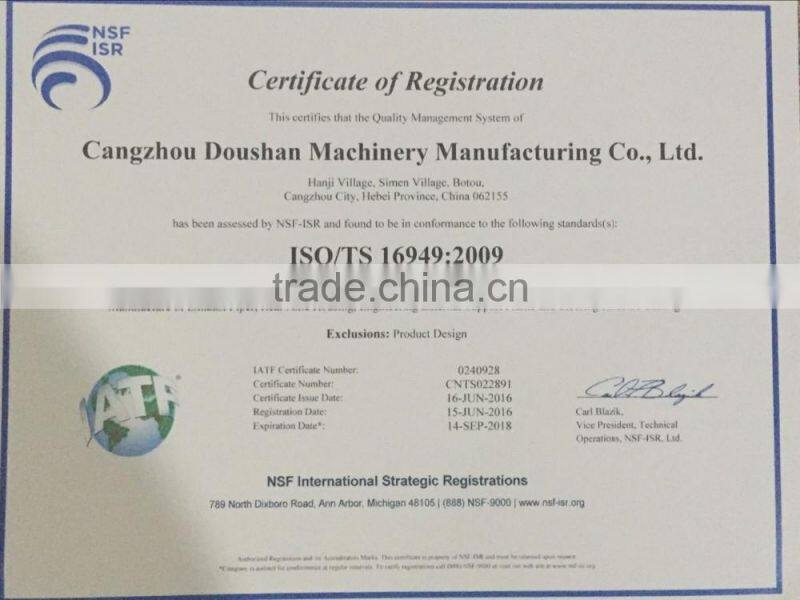 standard nonstandard High Mocr iron cast auto exhaust manifold ISO 16949 certificate