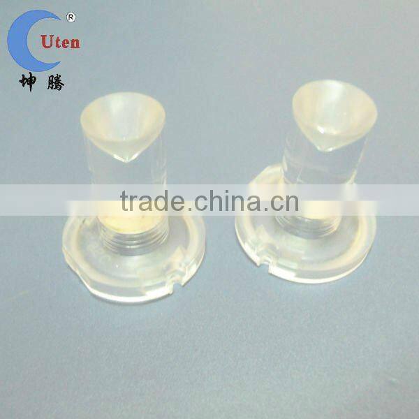 LED condenser lens /led lens 3w with fixator and with high transmitance