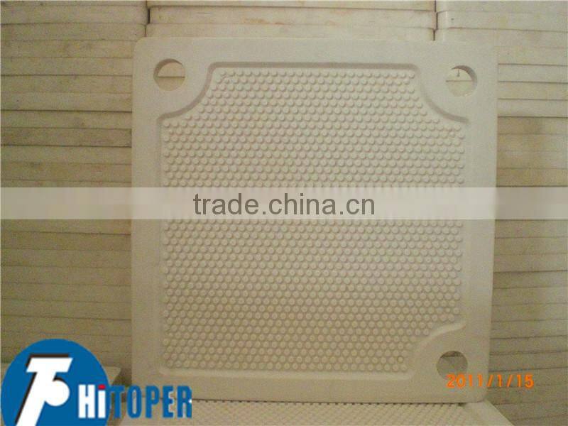 870mm polypropylene material filter plate for dewatering press machine