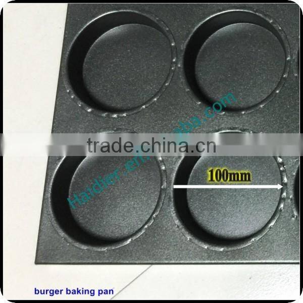 Bread baking teflon coated non-stick splice Bread Pan Hamburger Tray 15 grooves /hamburger pan