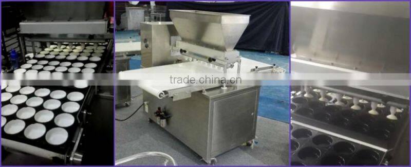 automatic mini cake sponge cakes cupcakes filling making forming machines