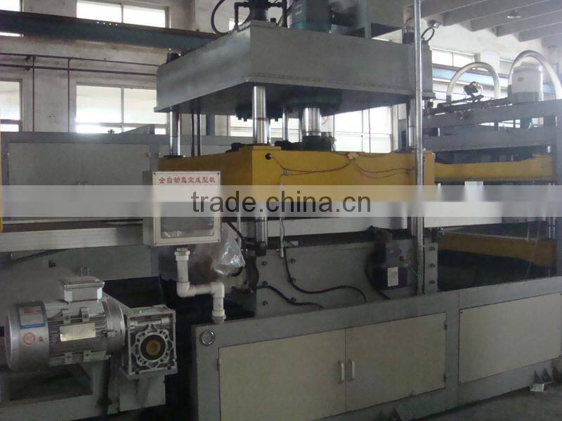 Fast food box fully automatic vacuum forming machine 04