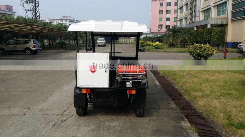 Guangzhou unique latest ambulance golf car battery operated utility vehicle