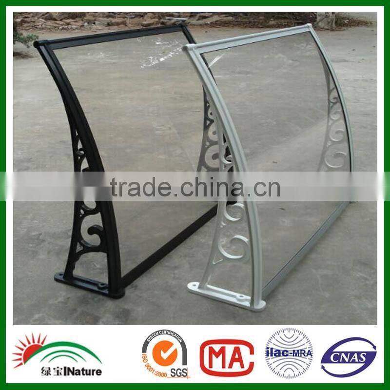 Foshan smart shade awning ! Environmental pc polycarbonate sheet canopy