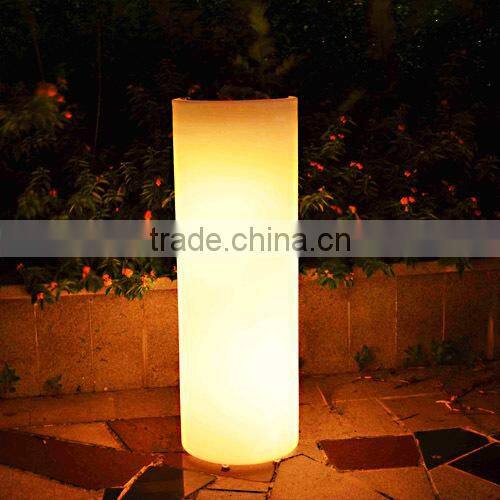 Glowing in the dark flower planter led garden lamp