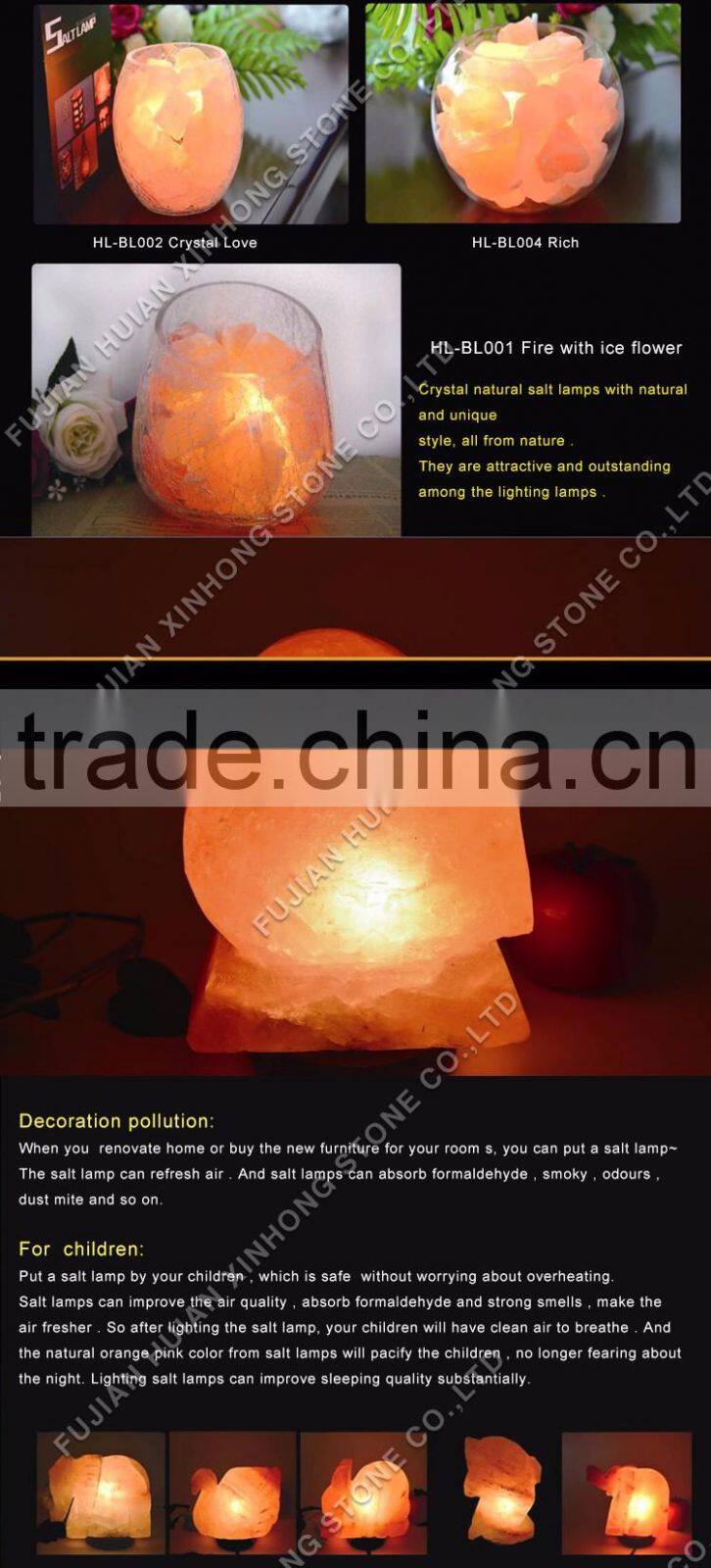 Natural Decorative Rock Pakistan Blue Salt Lamp