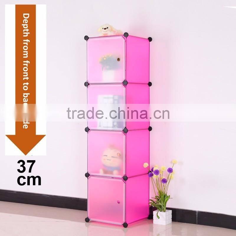 VIVINATURE DIY Large Clothes Closet Wardrobe Cabinet Cloth Shoes Storage Organizer 4-Layers 16-Drawer