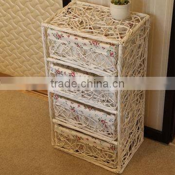 English bulk natural willow wooden cabinet with handle