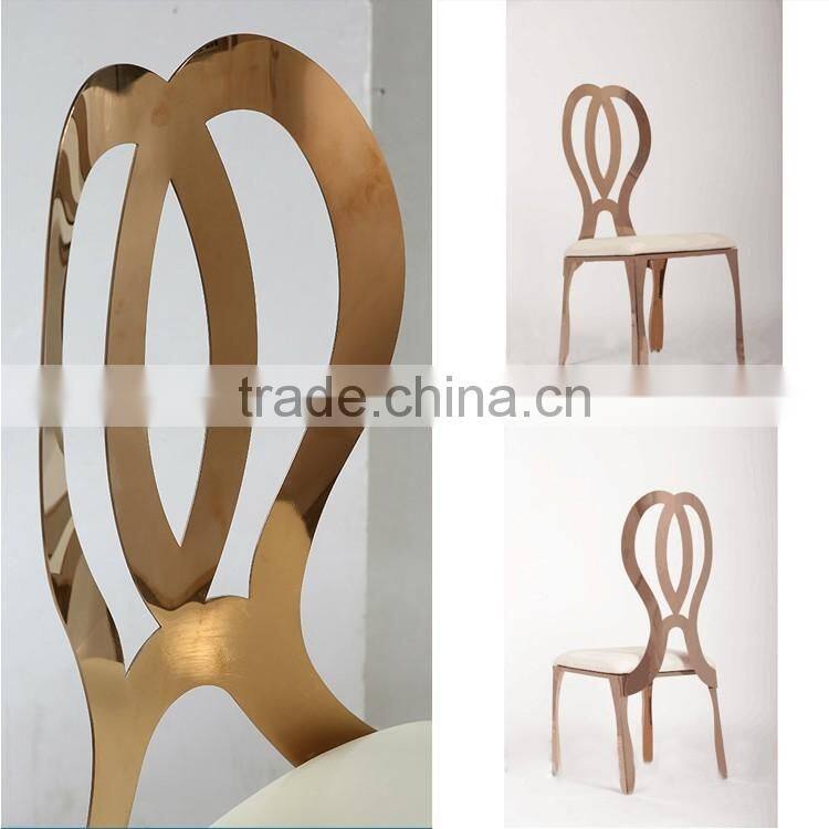 modern leather chair stainless steel dining chair furniture