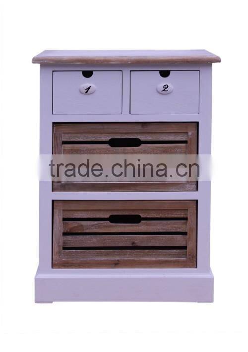 White Modern Wooden Bedroom Furniture Bedside Table Nightstand