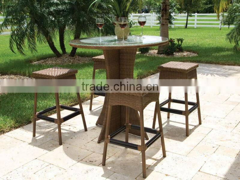 2017 Trade Assurance most popular all weather outdoor cheap high back pvc rattan chairs