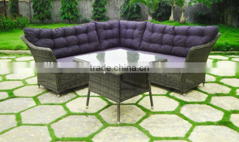 Outdoor PE Rattan Garden Sofa Set