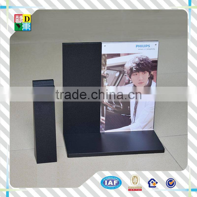 2015modern design special acrylic headset displayrack/hot sale flexible high grade acrylic headset case from China low price