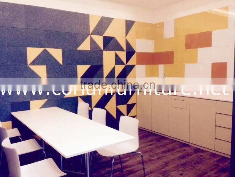 Colorful modern Art designed acrylic solid surface decorating wall panel
