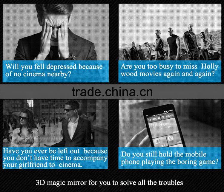 Hot selling android4.0-6.5 inch all in one virtual reality 3d glasses