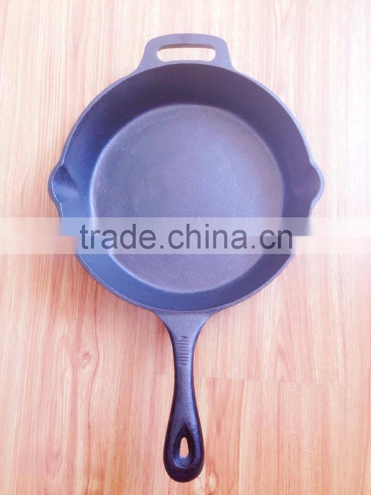 WS-FP04 25cm preseasoned cast iron grill pan